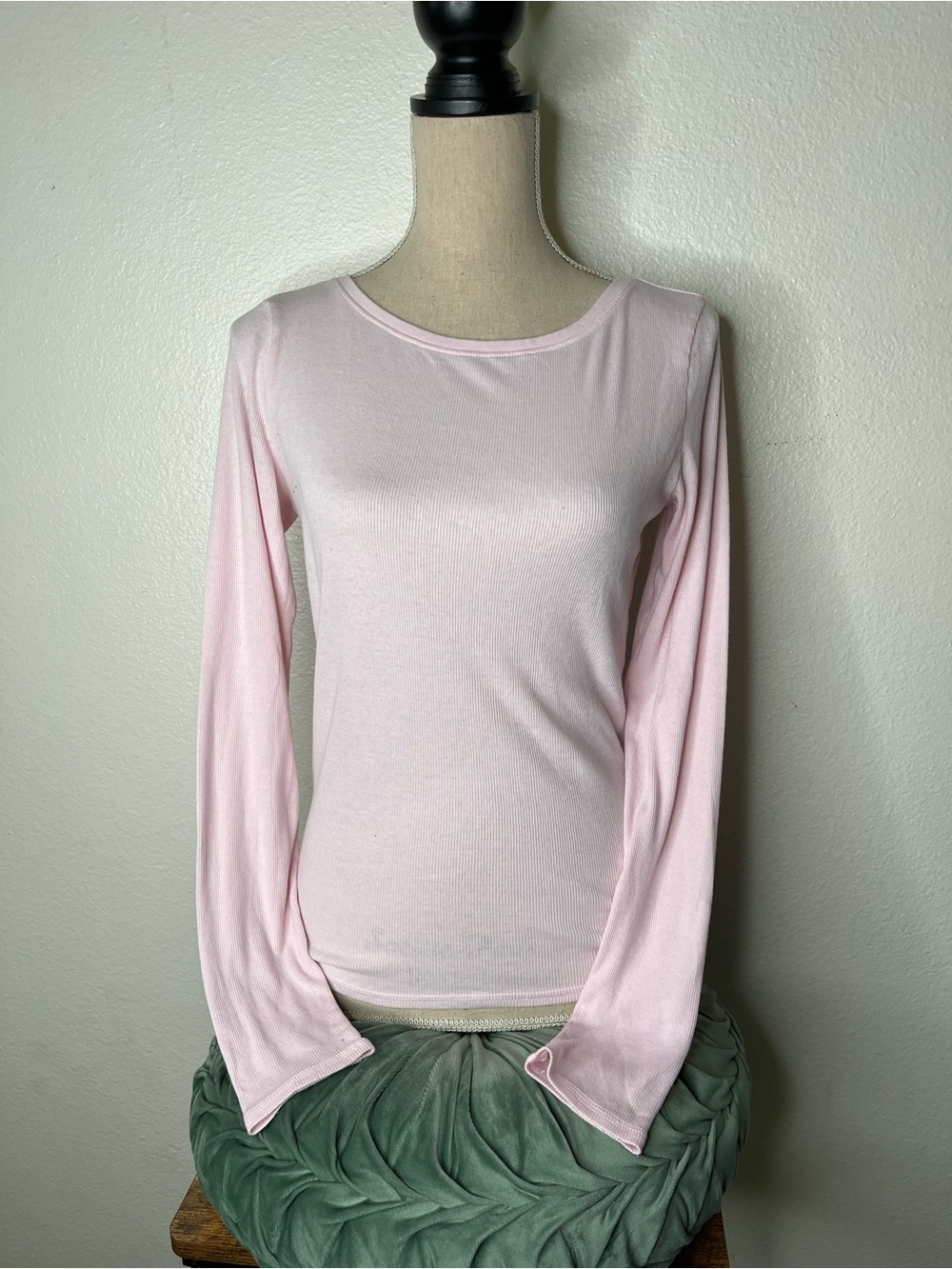 Universal Thread Pale Pink Long Sleeve Crew Neck Top